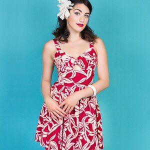 Rare - Trashy Diva Hottie Mini Dress - Cactus Rouge - Size 6